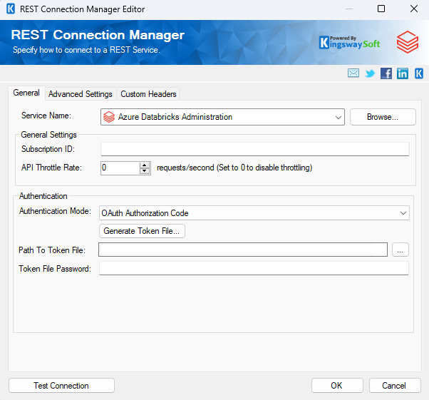 Azure Databricks Connection Manager 